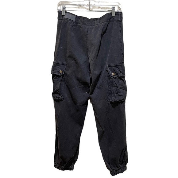 LF Carmar Distressed Cargo Pants Faded Black Size 10 - Picture 6 of 10